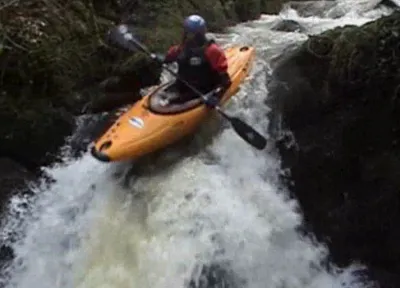 Steph sur la petite chute